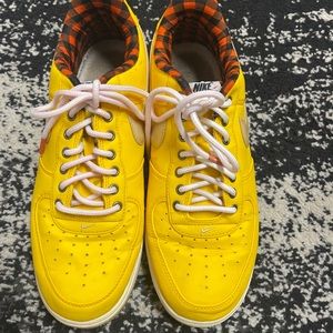 Nike Air Force Ones Yellow